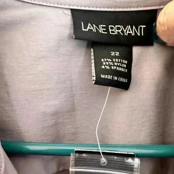 Lane Bryant NWT Women's New Size Plus 22 Stretch 3/4 Sleeves Shirt Dress - Picture 2 of 11